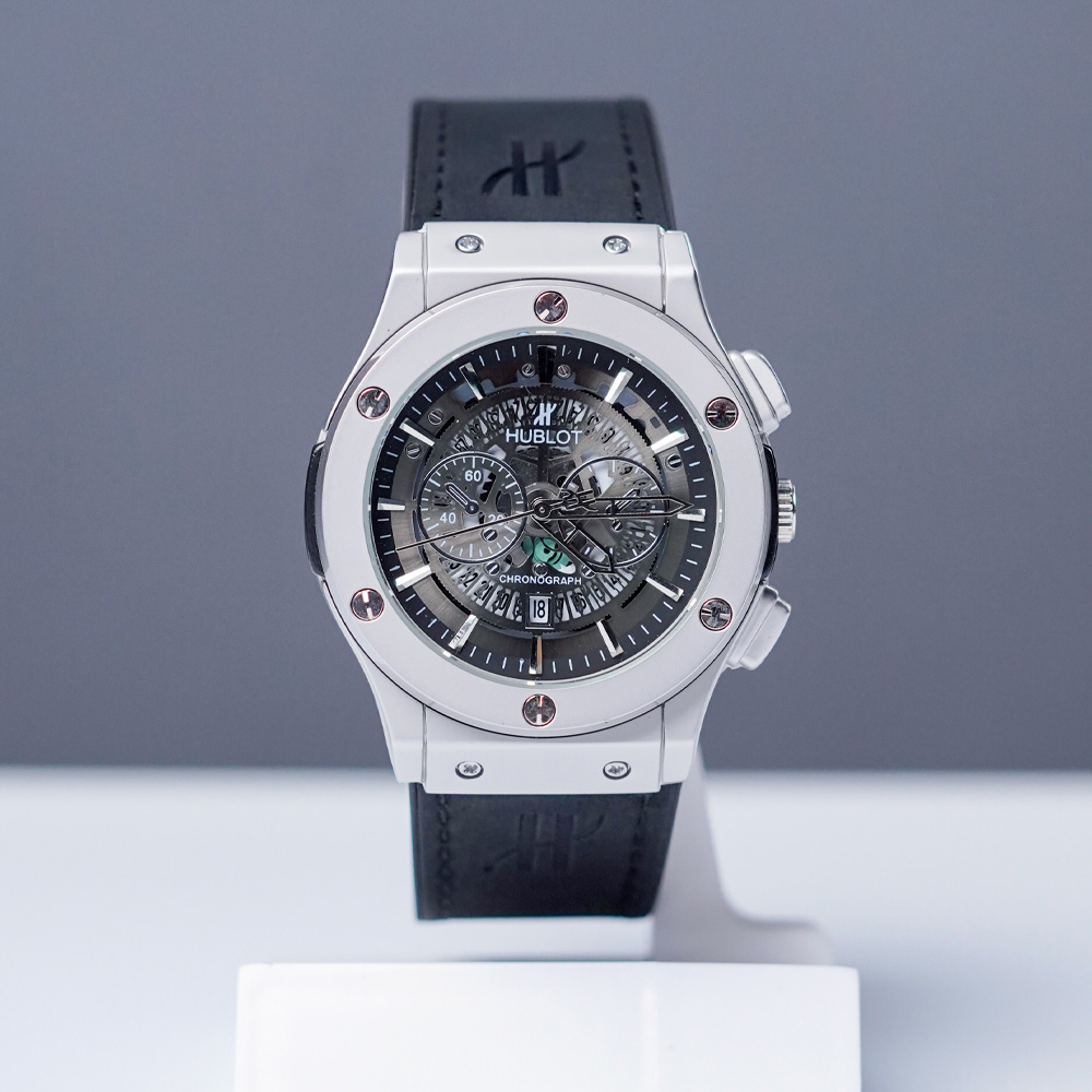 Hublot Skeleton Leather Strap | Black, Brown, Camel
