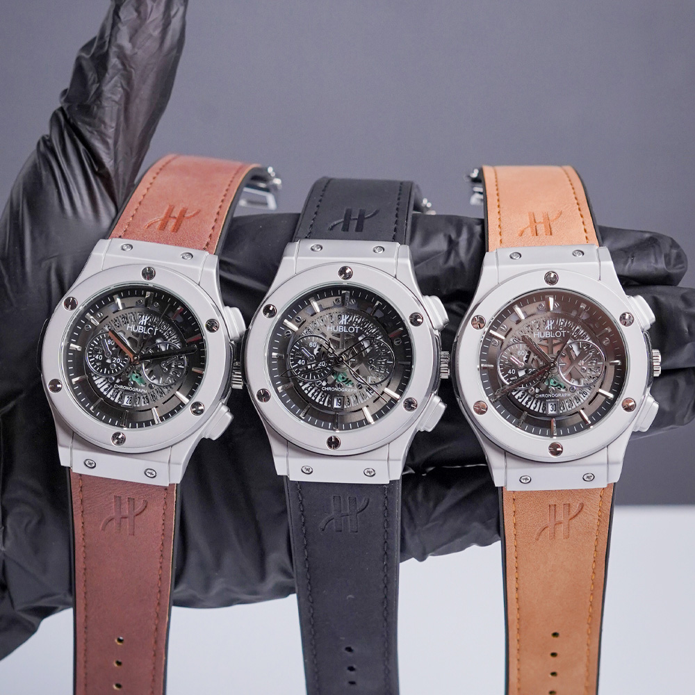 Hublot-Skeleton-Black-Brown-camel Hublot Skeleton Leather Strap | Black, Brown, Camel