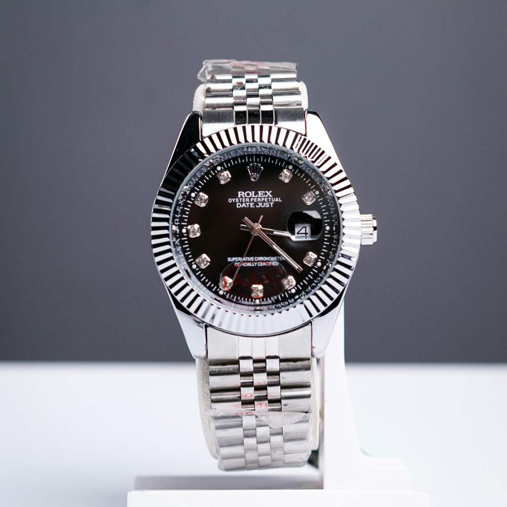 Oyster Perpetual-black-01 Oyster Perpetual Datejust | Black, White & Blue Dials