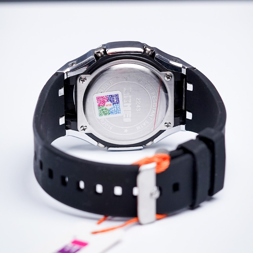 Skmei-2243-04 Original SKMEI 2243 – World Time Digital Watch | 50 Time Zones | Black
