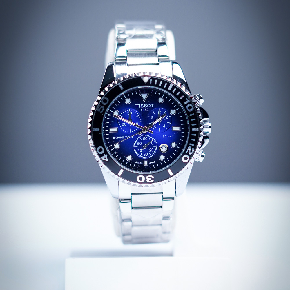 Tissot-Seastar-Blue-01 TISSOT Seastar 1000 Chronograph – Dive Watch Excellence | Red, Blue & Black