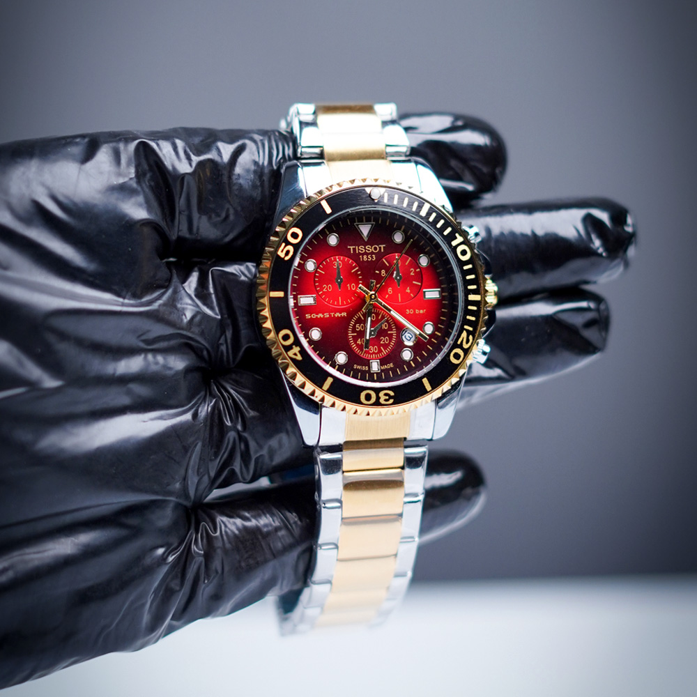 Tissot-Seastar-red-02 TISSOT Seastar 1000 Chronograph – Dive Watch Excellence | Red, Blue & Black