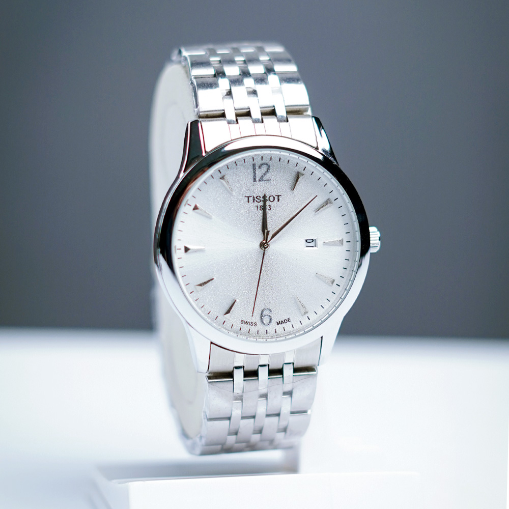 Tissot T-Classic Tradition White Dial Silver Steel Strap Watch