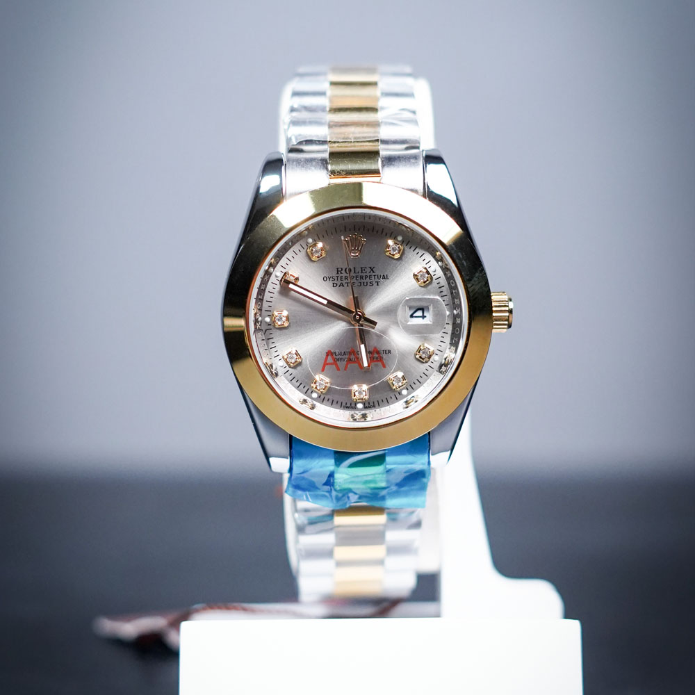 Oyster Perpetual Datejust – Two Tone Edition | Timeless Luxury in Green, Gold & Blue