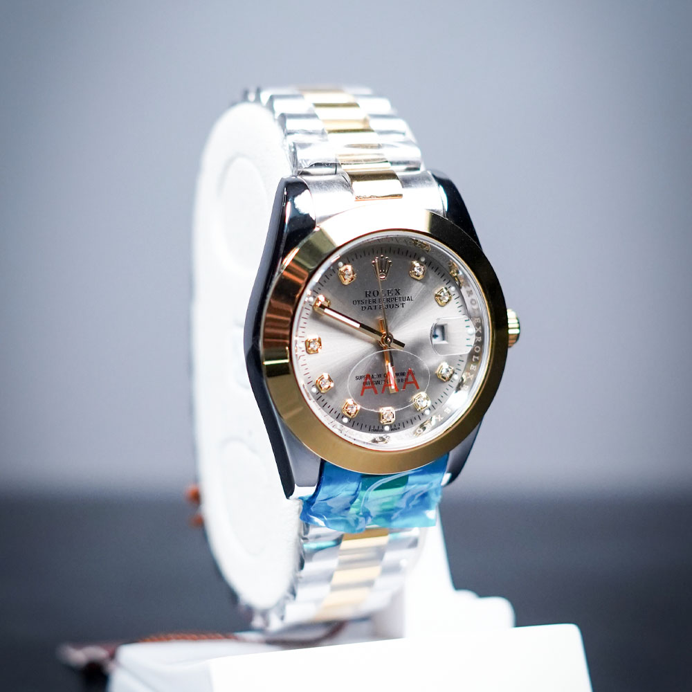 Oyster Perpetual Datejust – Two Tone Edition | Timeless Luxury in Green, Gold & Blue