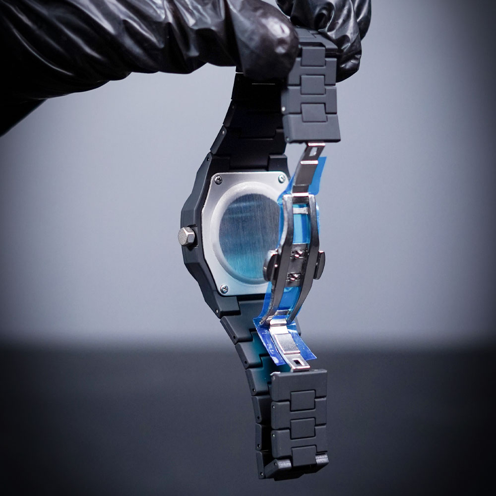 black Aura 05 Black Arabic Aura Quartz Watch – Sleek, Lightweight Design with Premium Finish