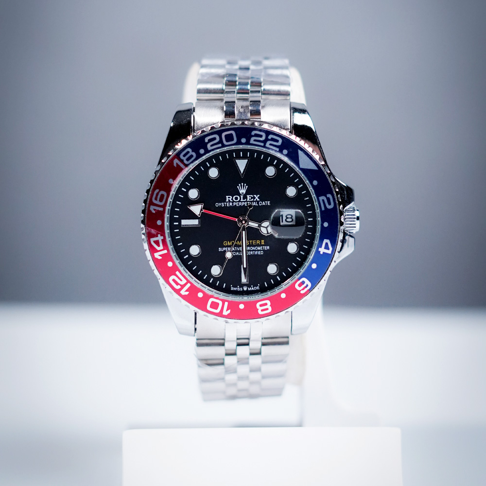 Premium RLX GMT-Master II – Two-Tone Dial Luxury Watch (All Colors Available)