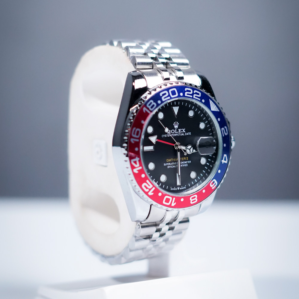 Premium RLX GMT-Master II – Two-Tone Dial Luxury Watch (All Colors Available)
