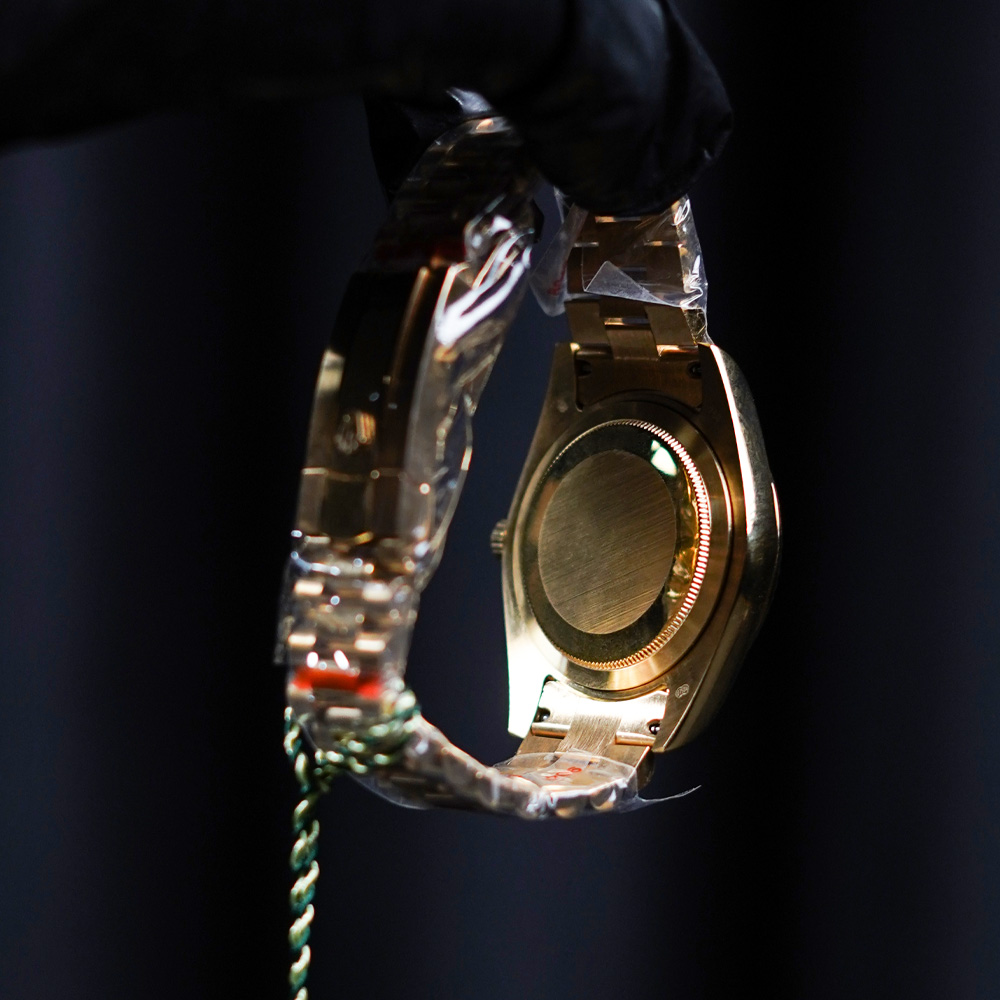 rolex golden green back Premium Rolex Day-Date Rose Gold with Green Dial – Luxury Watch